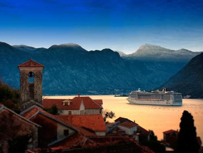 Boka Bay in Montenegro